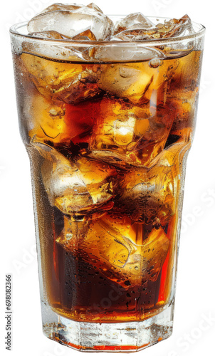 cola soda isolated on transparent background
