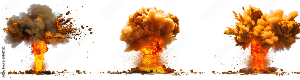 explosion of fire and flames with stones explosion of fire and flames with stones