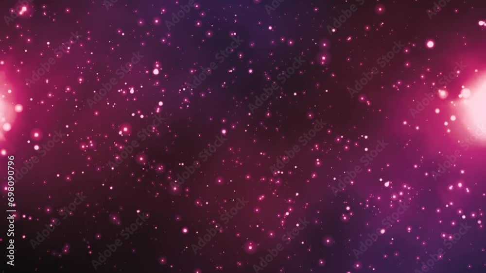 Pink blinking particle galaxy animation background Pink blinking particle galaxy animation background
