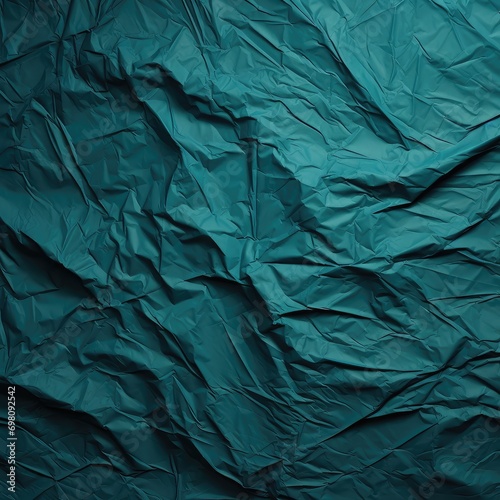 "Parchment Whispers: Texture of Mashed Blue Paper Background"