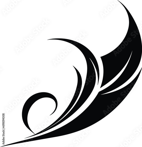 Artistic Splash Quill Vector - Creative Writing and Ink Icon