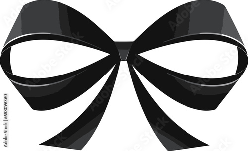 Simple Bow Vector Graphic Design