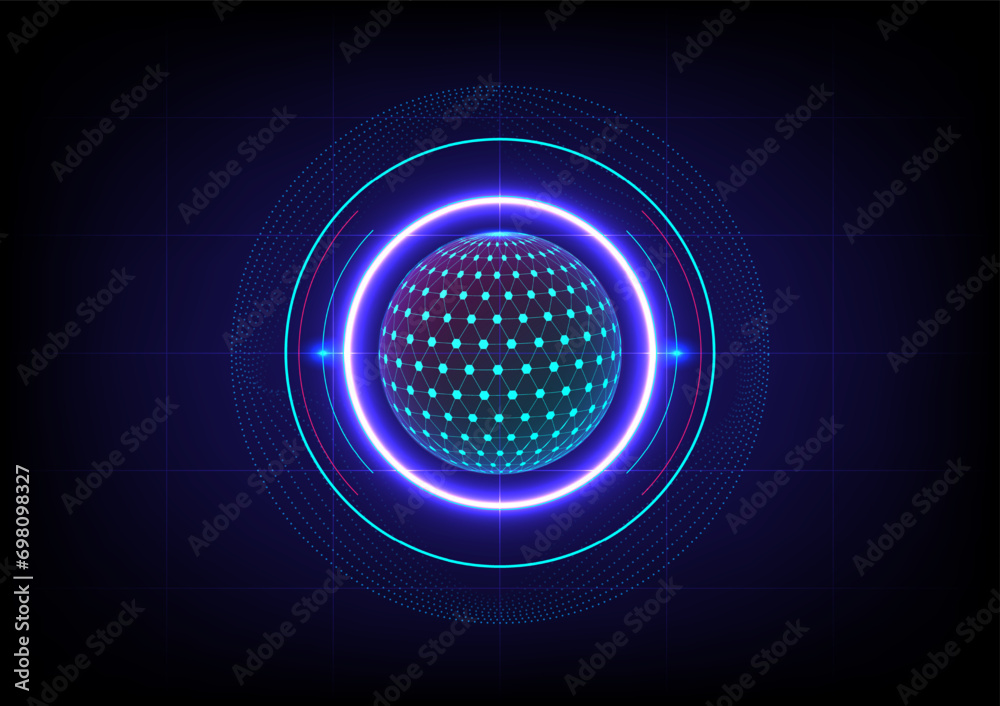 Abstract Netclipart Computer Abstract computer network technology with light effect Illustrator ...