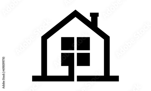 logo icon home property vector
