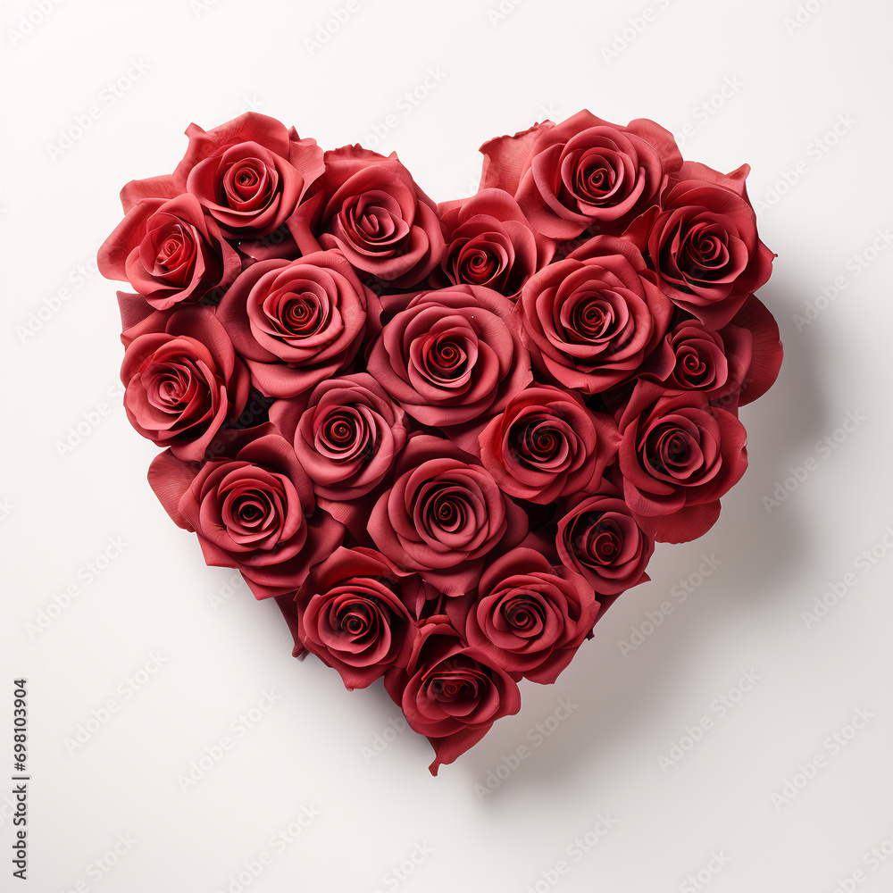 red roses bouquet in shape of a heart clip art isolated on white background for graphic design and advertising red roses bouquet in shape of a heart clip art isolated on white background for graphic design and advertising