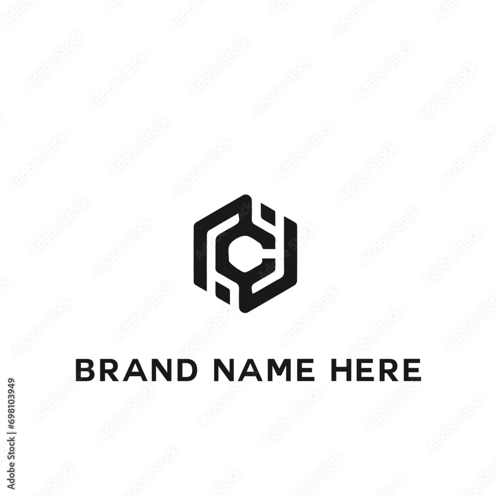 NC logo. N C design. White NC letter. NC, N C letter logo design. Initial letter NC linked circle uppercase monogram logo. N C letter logo vector design.	
