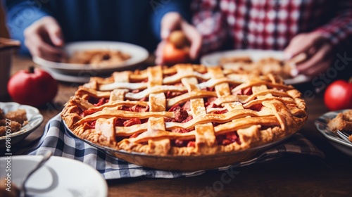 Photo of homemade pie photo
