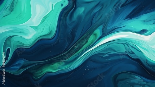 blue strokes of paint background abstract.