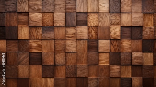 Intricate Woven Wood Parquet Flooring Design.