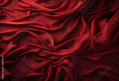 Luxury fabric background with copy space