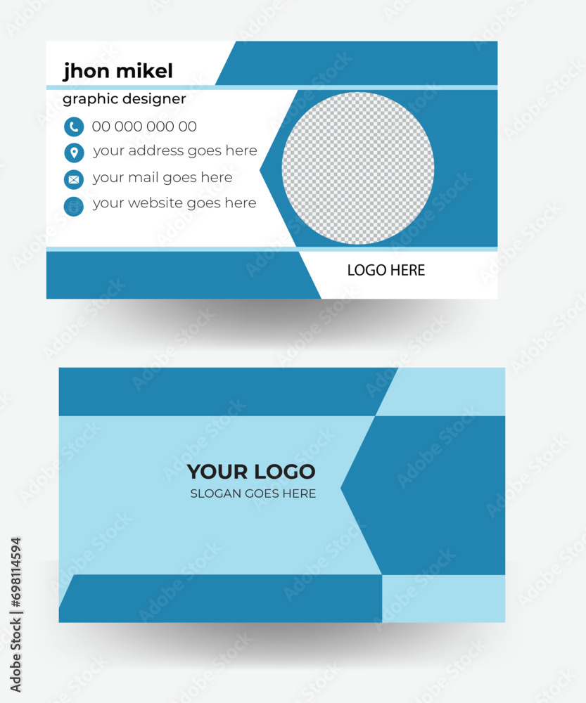 business card, creative, design, name card, premium, presentation, print template, simple, stylish, trendy, white
