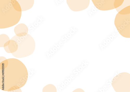 Abstract creme balloon