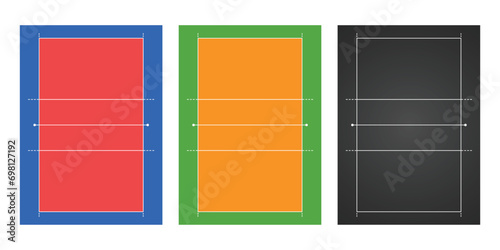 Volleyball Court Diagram	
