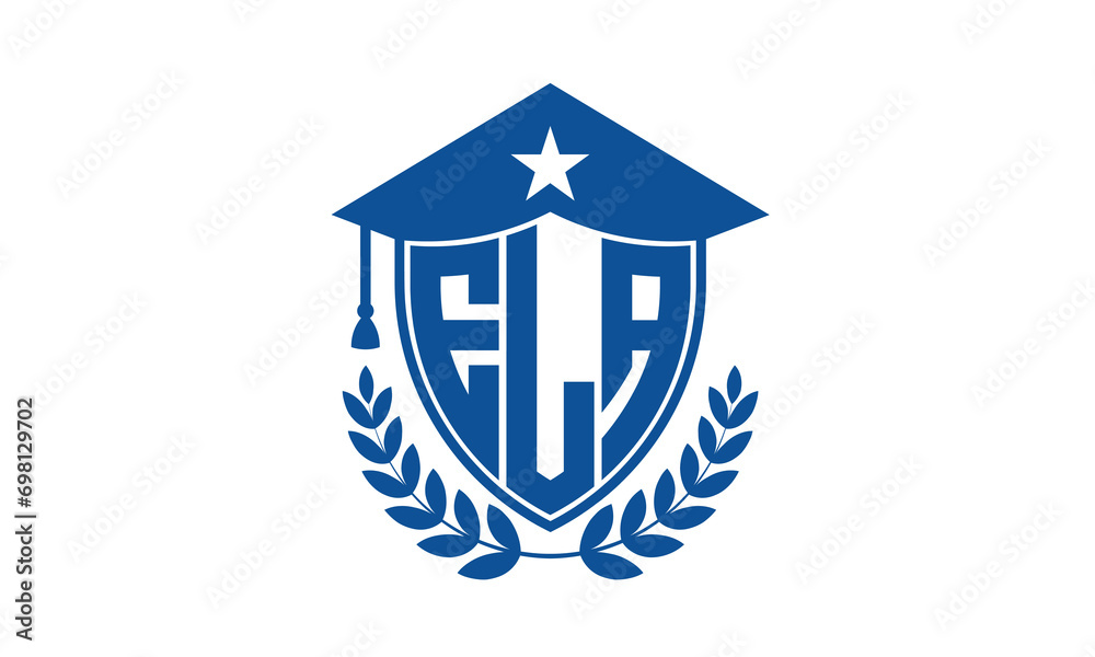 ELA three letter iconic academic logo design vector template. monogram, abstract, school, college, university, graduation cap symbol logo, shield, model, institute, educational, coaching canter, tech ELA three letter iconic academic logo design vector template. monogram, abstract, school, college, university, graduation cap symbol logo, shield, model, institute, educational, coaching canter, tech