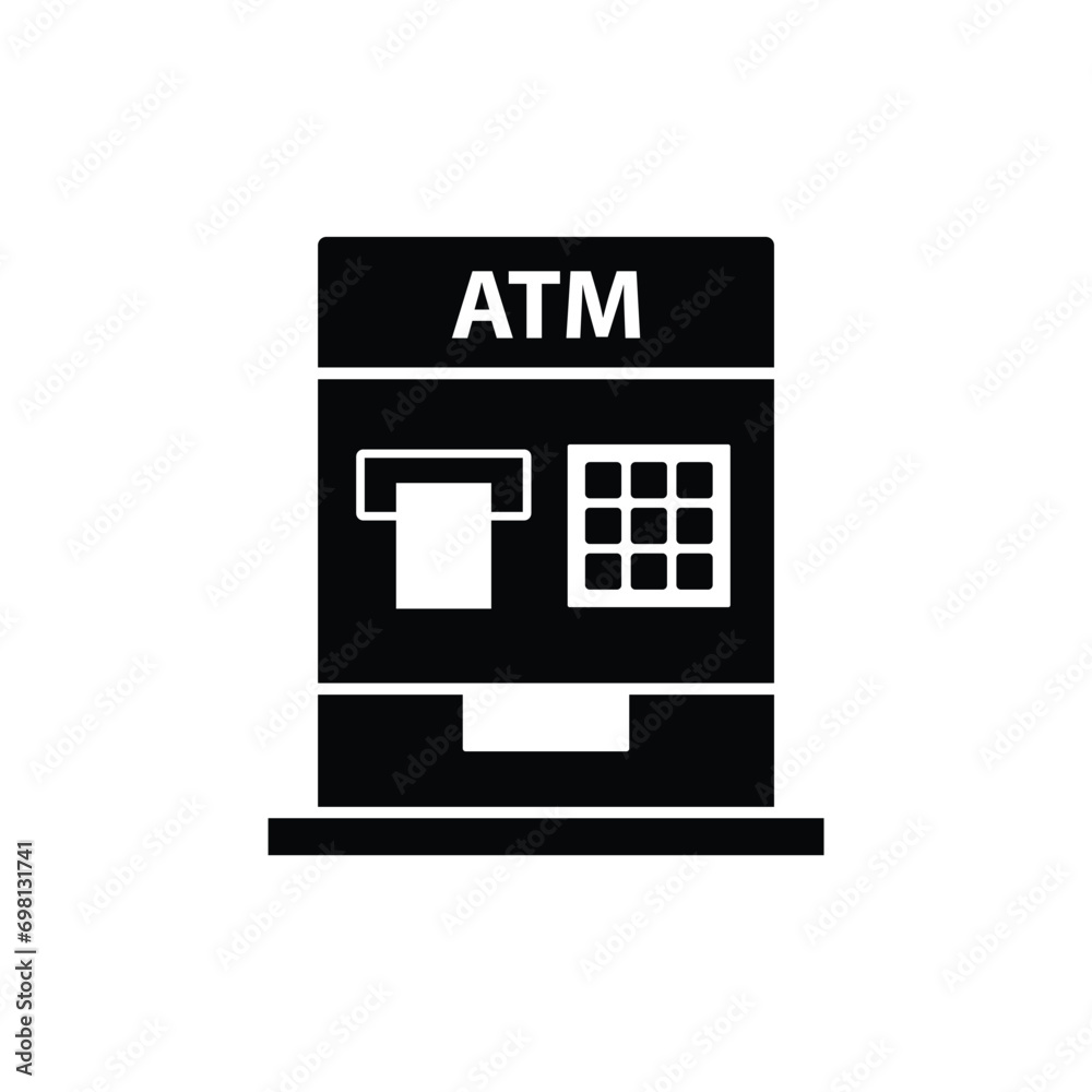 atm icon vector. Money from atm vector icon atm icon vector. Money from atm vector icon