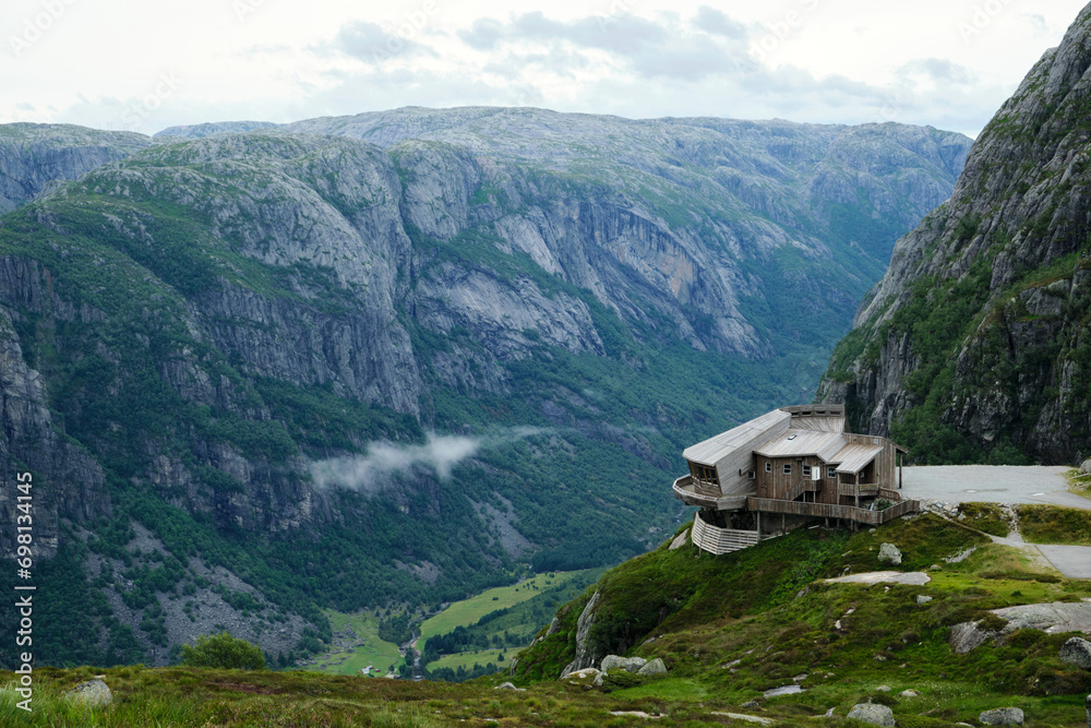 landscape in the mountains in norway