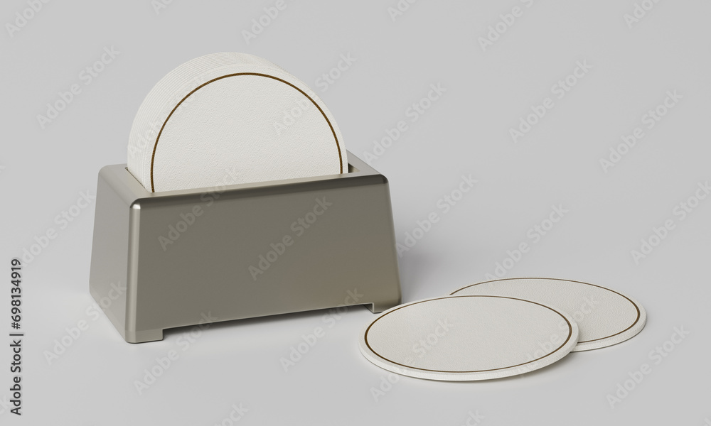 원형 컵 받침대 코스터 홀더 목업 Circle Cup Coaster and Holder Mock up 원형 컵 받침대 코스터 홀더 목업 Circle Cup Coaster and Holder Mock up