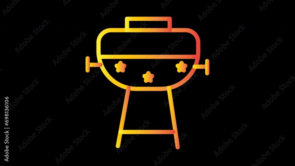 Grill Party Summer Outline Icon Grill Party Summer Outline Icon
