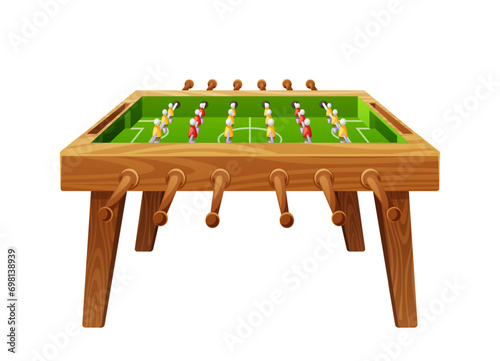Table Soccer, or Foosball, Is A Fast-paced Tabletop Game Where Players Control Miniature Soccer Players Attached To Rods