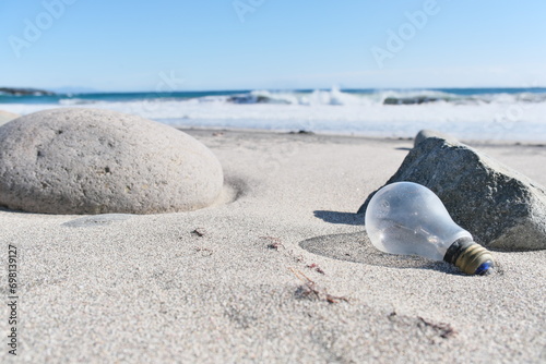 田牛海水浴場　電球　静岡県下田市　Taju Beach, Shimoda City, Shizuoka Prefecture, Japan