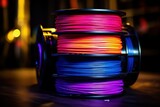 An image of a variety of 3D printer filaments, showcasing the diverse range of materials that can be used for 3D printing, from plastics to metals and beyon