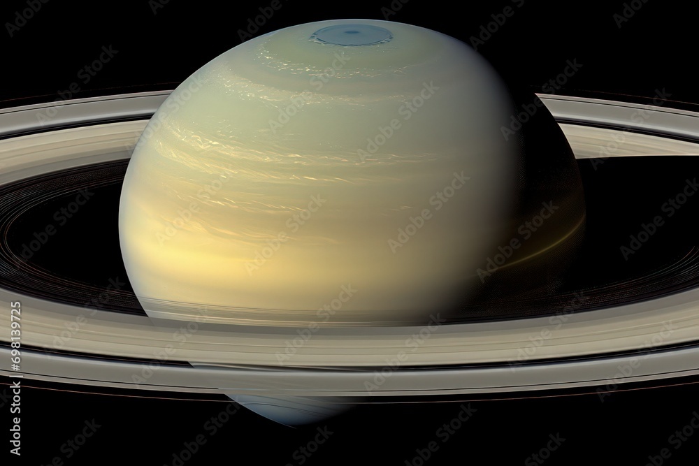 An image showcasing Saturn's majestic rings in all their glory, against the backdrop of the cosmos, highlighting the planet's unique and stunning featur An image showcasing Saturn's majestic rings in all their glory, against the backdrop of the cosmos, highlighting the planet's unique and stunning featur