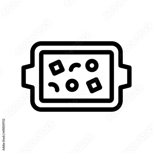 casserole line icon