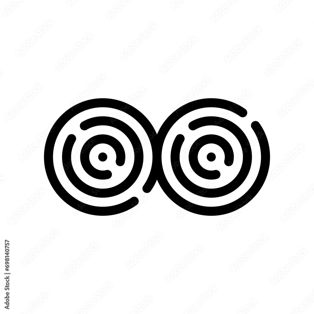 hay bale line icon