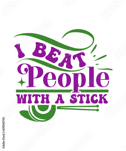 I Beat People with a Stick svg design