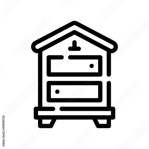 apiary line icon