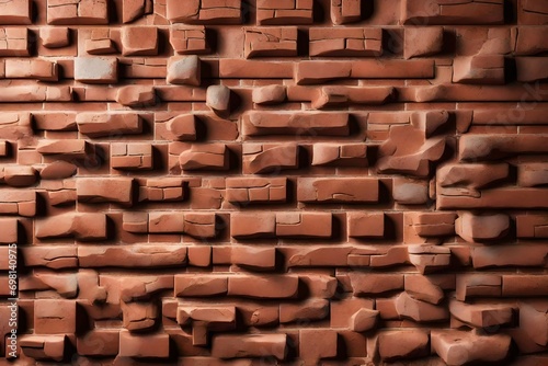 background replicating the charm of vintage brick, with each brick telling a story through its unique texture and color.