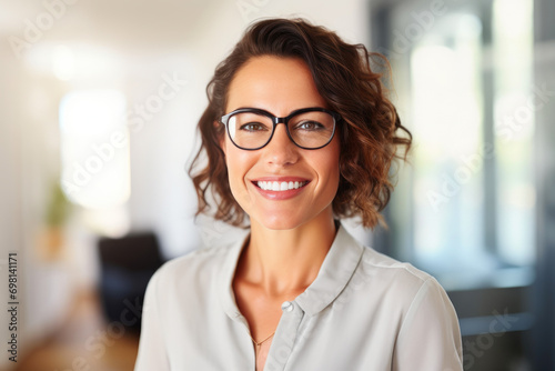 Confident Psychologist in Serene Office Setting