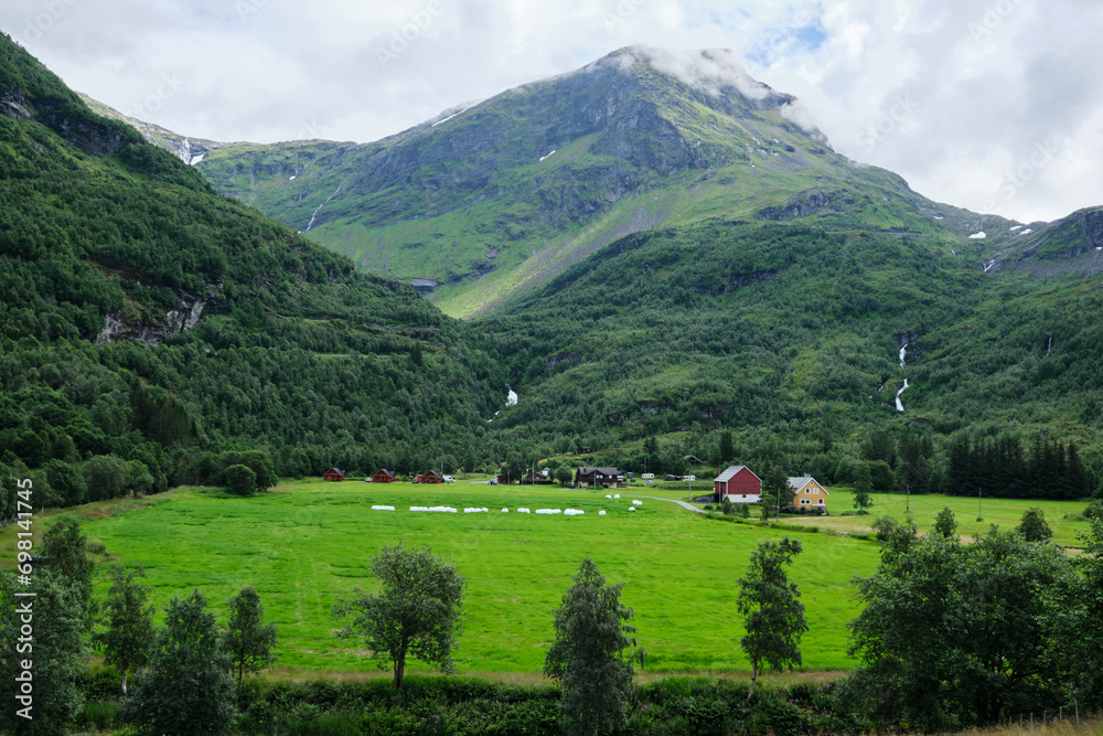 landscape in the mountains in Norway