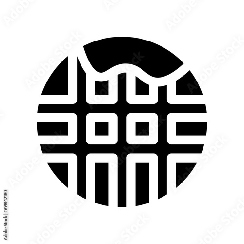 waffle glyph icon