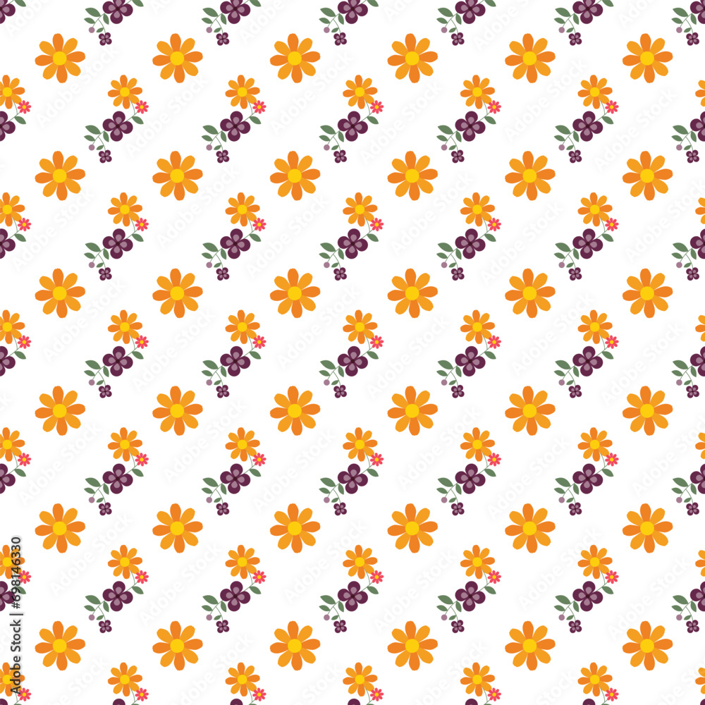 Free vector floral pattern design Free vector floral pattern design