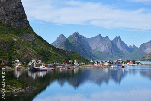 Village of fishermen in the lofoten islands