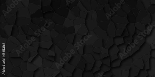 mosaic marble pattern texture with seamless shapes, Seamless pattern with 3d shapes black triangle texture, modern technology concept bright geometric background for cover.