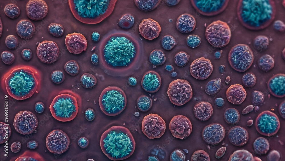 microbiology, Cell under microscrope microbiology, Cell under microscrope