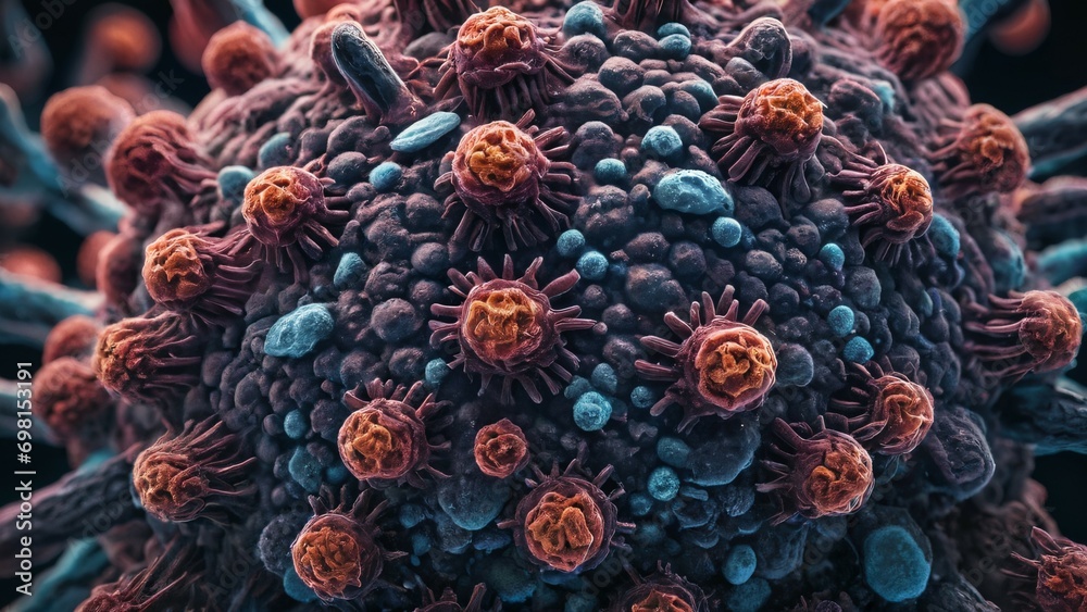 microbiology, Cell under microscrope microbiology, Cell under microscrope