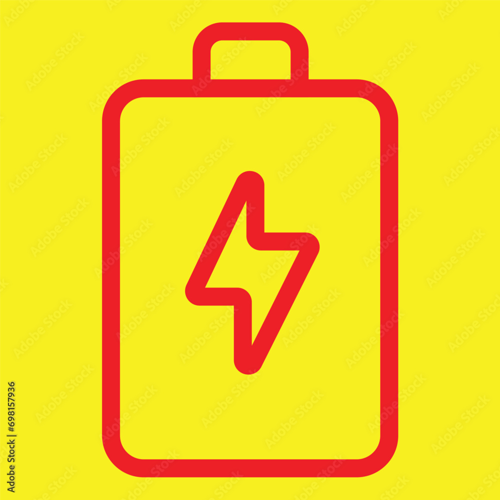 battery shape in yellow background. vector
battery shape in yellow background. vector