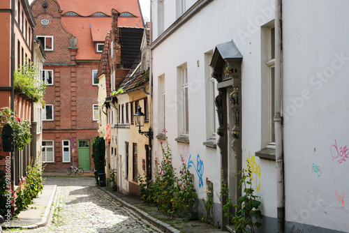 street in the old town of Lubeck