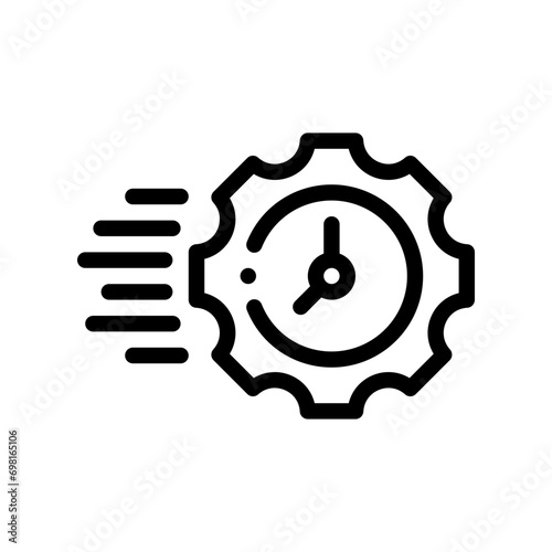 efficiency line icon