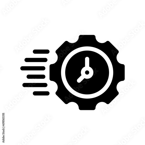 efficiency glyph icon