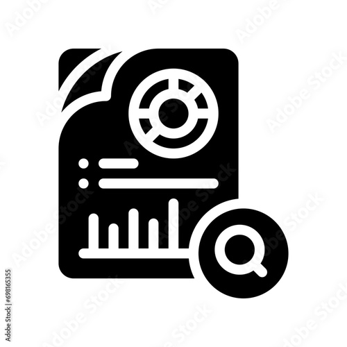 pie chart glyph icon