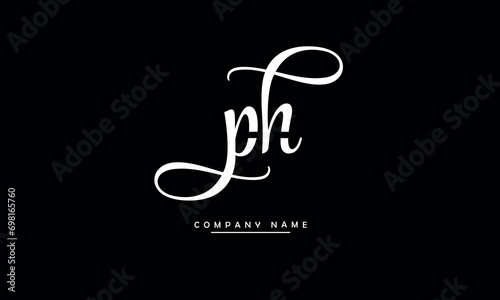 PH, HP, P, H Abstract Letters Logo Monogram