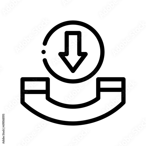 incoming call line icon