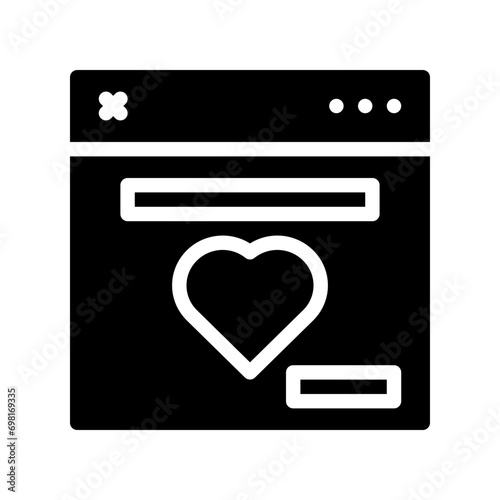 favourite glyph icon