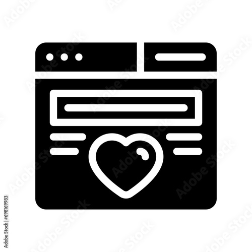 favourite glyph icon