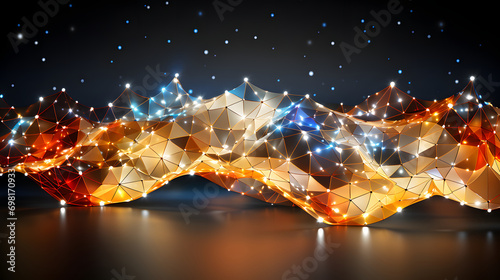 Abstract Waving Particle Te...