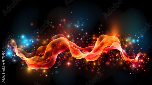 Abstract Waving Particle Te...